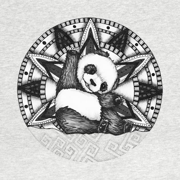 Panda Mandala by Litedawn